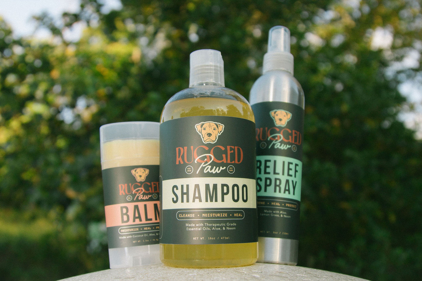All Natural Pet Grooming Essentials Bundle | Rugged Paw